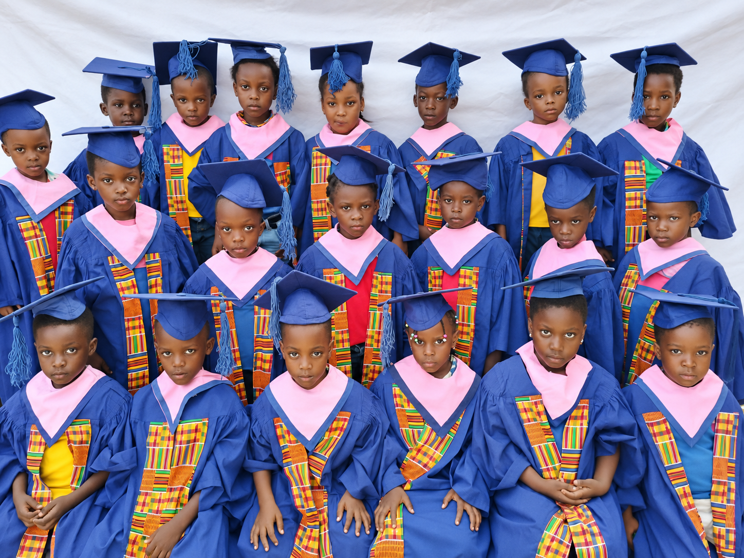 Naturally Enhanced School Graduation Photo